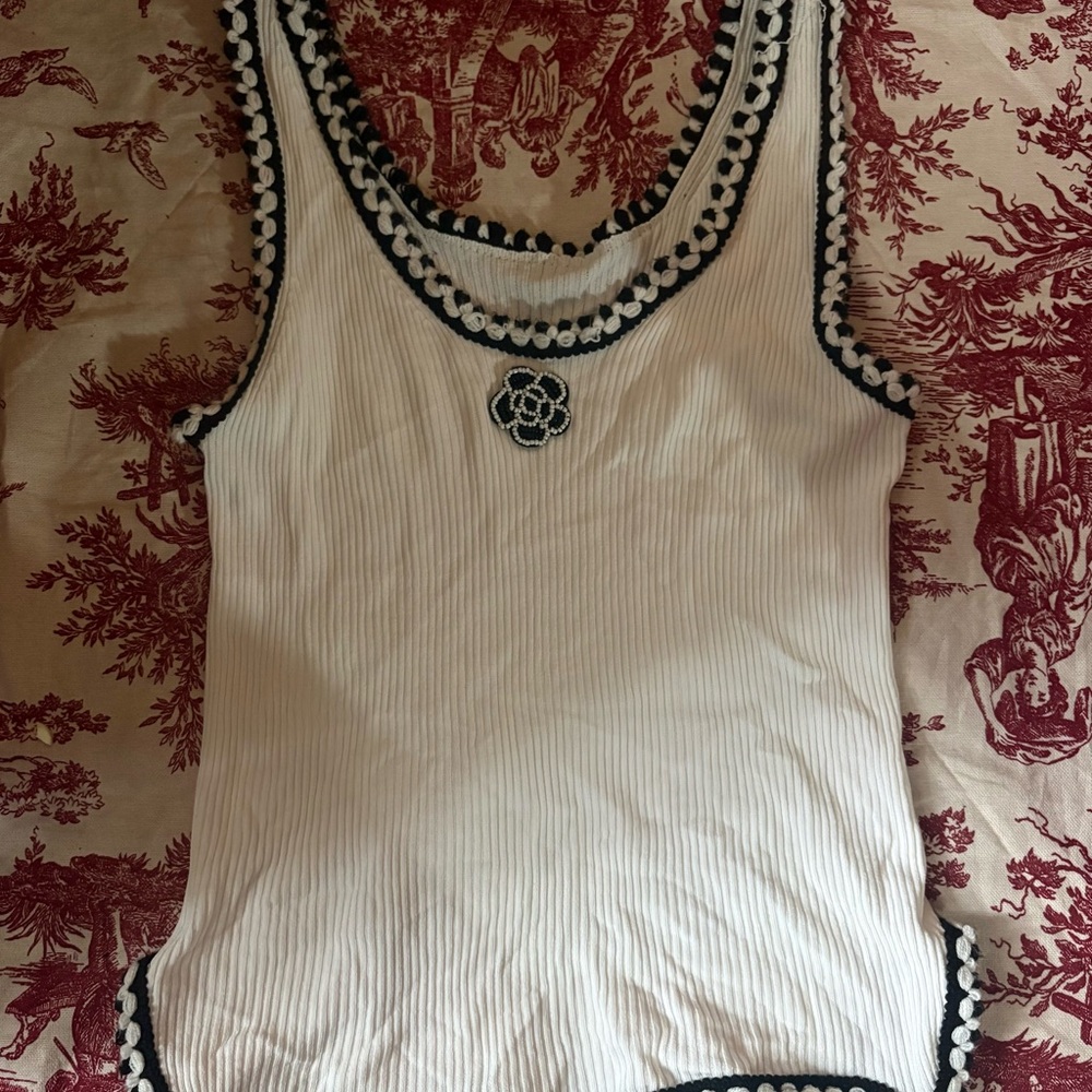 White tank top